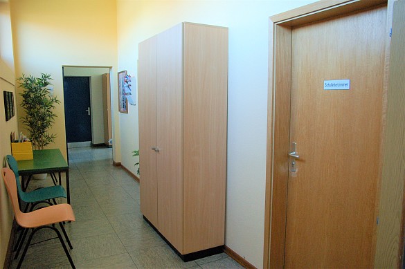 Die Tür zum Schulleiterbüro