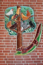 Ornament: Der Fuchs und die Hühner